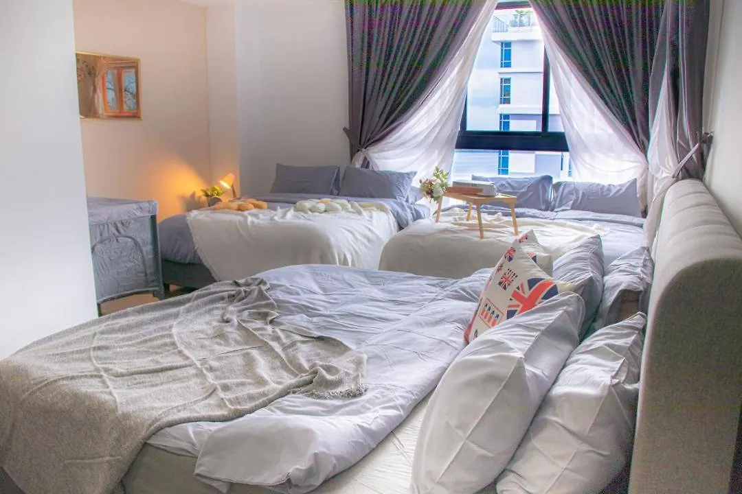 דירה ג'והור בהרו V Summerplace Duplex Units By R9 Homestay